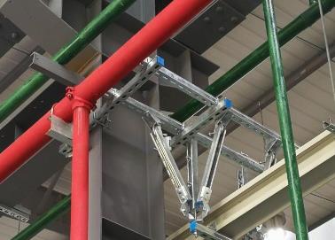 正安该抗震支架的整体式支吊架结构协调性好